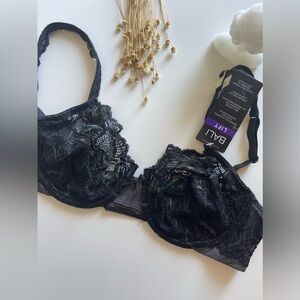 NEW Bali Lift Bra  Underwire Black Lace Cups 6543 Full Coverage Adiustab…